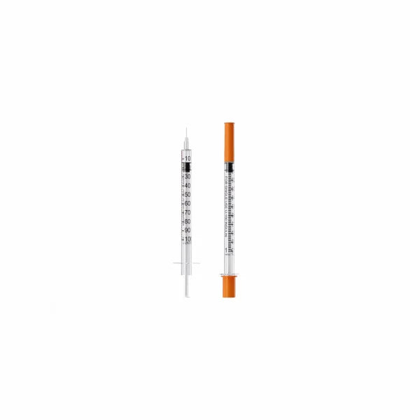 Injektionsspritze 1ml/100IU (31G, 8mm) 10 Stück